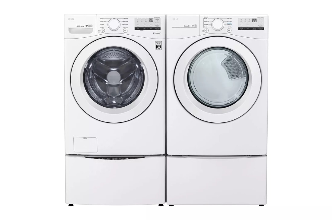 LG DLE3400W 7.4 Cu ft Electric Dryer - White