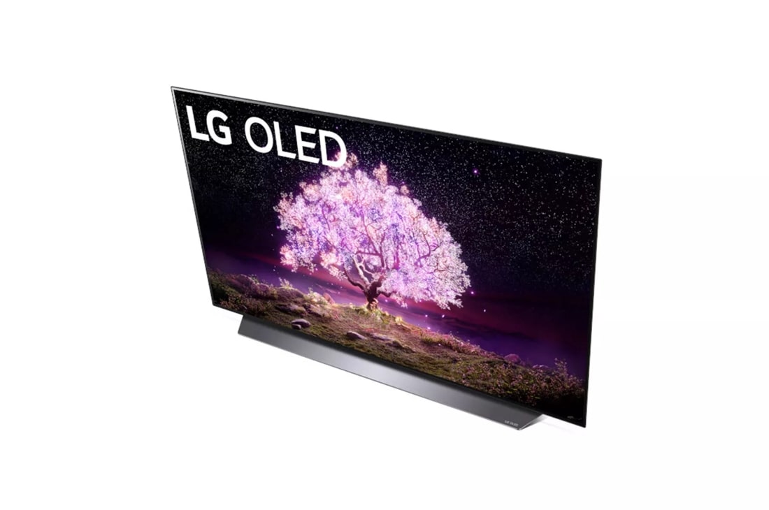 LG C1 48 inch Class 4K Smart OLED TV w/AI ThinQ® (48.2” Diag.)