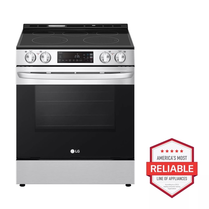 6.3 cu. ft. Electric Single Oven Range with EasyClean®