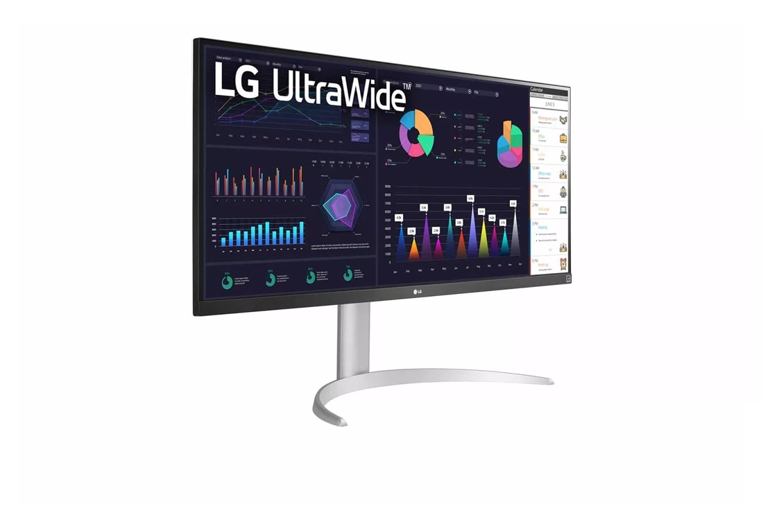  LG UltraWide QHD 34-Inch Curved Computer Monitor 34WQ73A-B, IPS  with HDR 10 Compatibility, Built-In-KVM, and USB Type-C, Black : Electronics