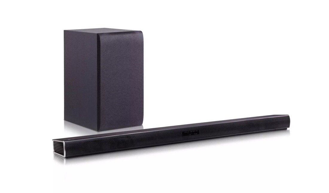 2.1ch 300W Sound Bar with Wireless Subwoofer and Bluetooth® Connectivity