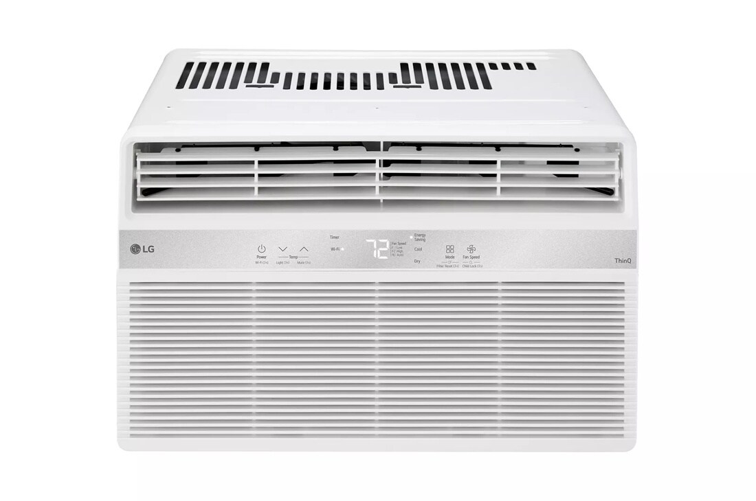 LG 8,000 BTU Smart Wi-Fi Enabled Window Air Conditioner, White