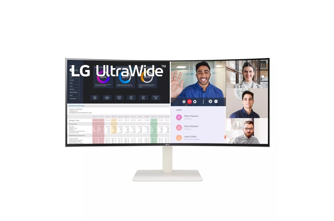 Visual TV Size Comparison : 32 inch 16x9 display vs 38 inch 21x9 display