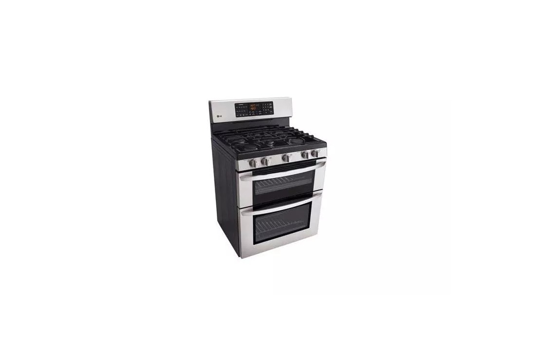 LG LDG4315ST 30 Inch Double Oven Gas Range with ProBake Convection®,  EasyClean®, 18,500 BTU