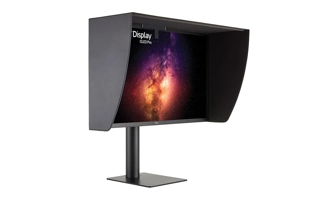 LG 26.5” UltraFine™ OLED Pro 4K Monitor with Hood |27BP95E-B |LG