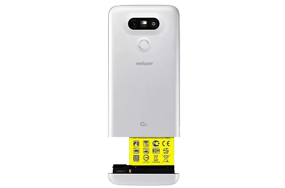 LG G5 Verizon Silver w/ 2,800 mAh Removable Battery | LG USA