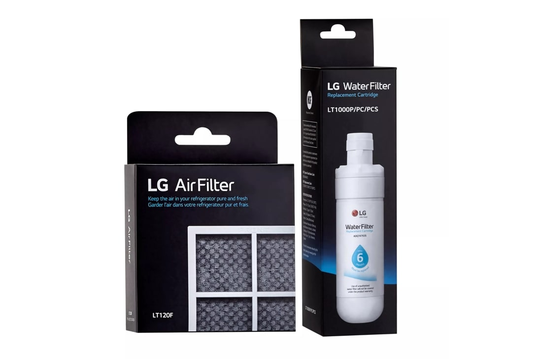 LG LT1000P® & LT120F 6 Month Replacement Refrigerator Water Filter and Air Filter Bundle