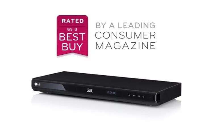 3D-Capable Blu-ray Disc&trade  Player with Smart TV and Wireless Connectivity