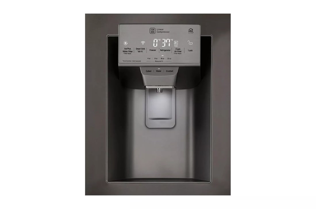 LG LRFXC2406D: 24 cu. ft. Smart wi-fi Enabled French Door Counter