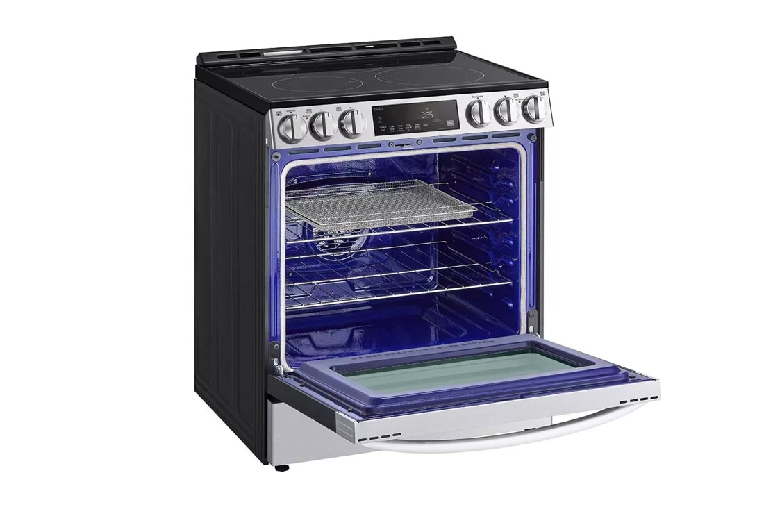 LG 6.3 cu ft Electric Oven Range with True Convection – All In Stock Today!