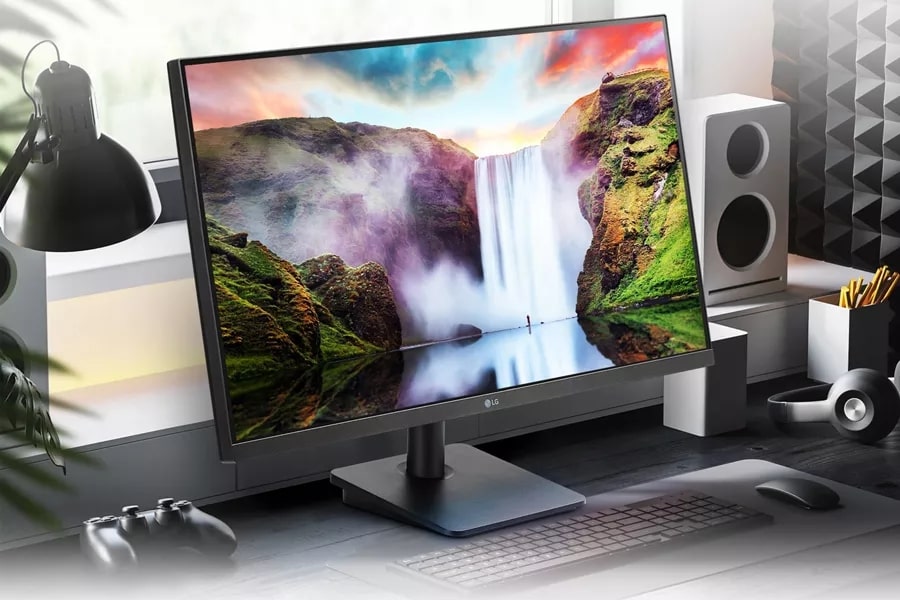 LG 27MP400-B 27” Full HD (1920 x 1080) IPS Display with 3-Side Virtually  Borderless Design, AMD 