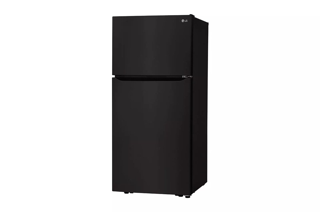 20 cu. ft. top freezer refrigerator right side angle view
