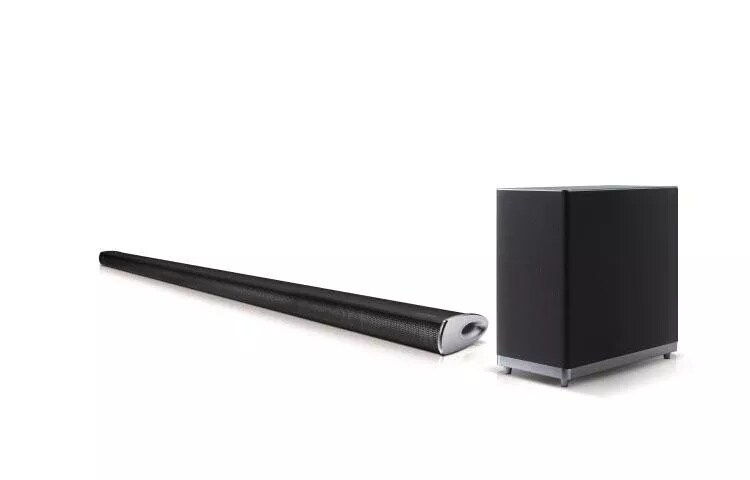 4.1ch 320W Music Flow Wi-Fi Streaming Sound Bar with Wireless Subwoofer