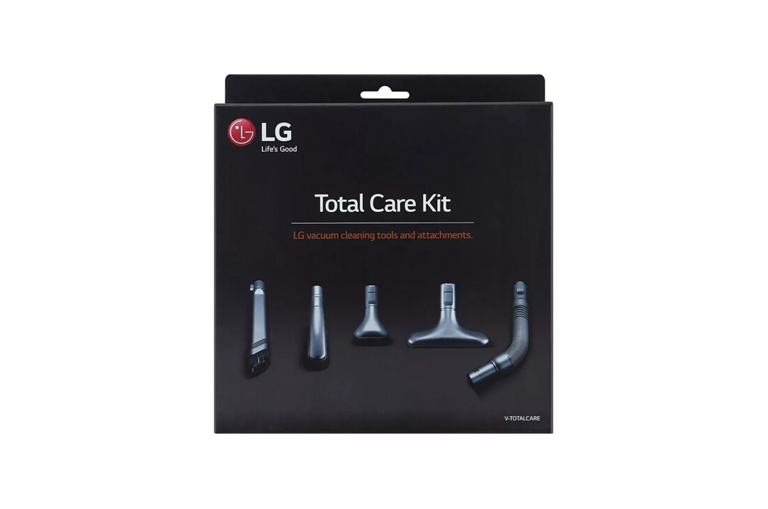 Front view of the LG Vacuum Cleaning Tools and Attachments - V-TOTALCARE. 