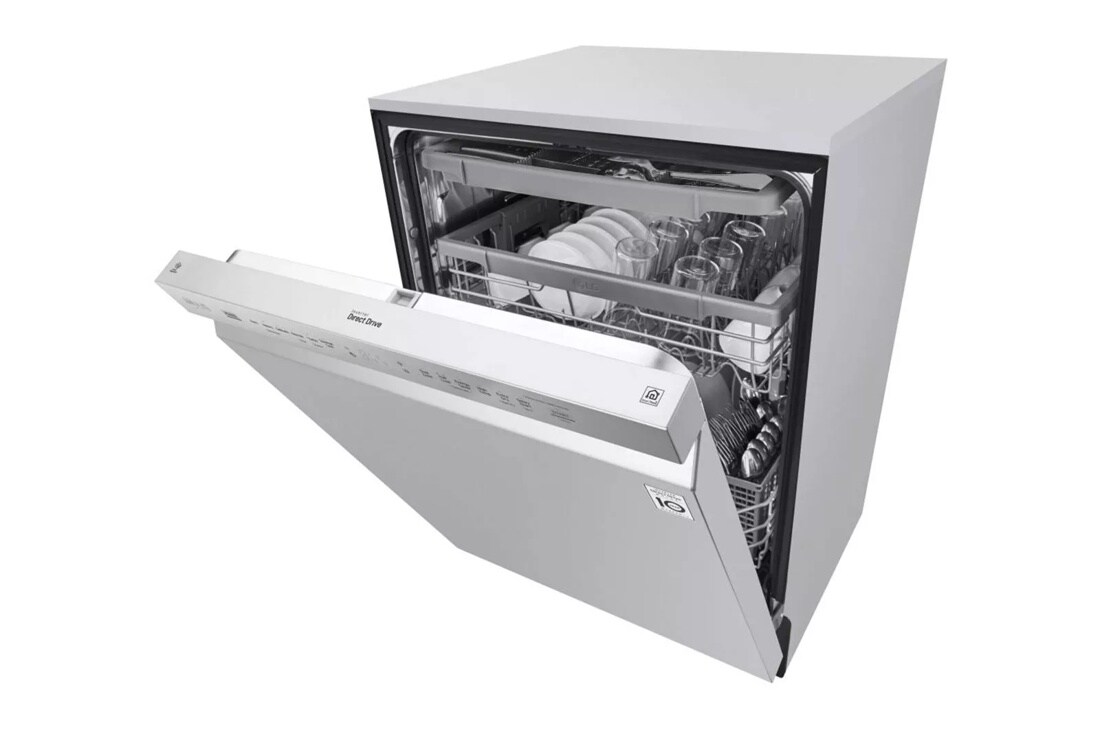 Front Control Smart wi-fi Enabled Dishwasher with QuadWash™