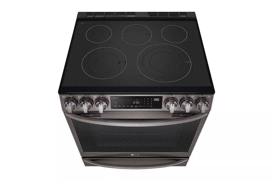 Samsung 6.3 Cu. Ft. Front Control Slide-in Electric Range with Wi-Fi in  Stainless Steel