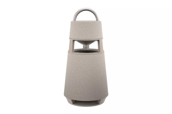 XBOOM 360 Omnidirectional Sound Portable Wireless Bluetooth Speaker with Mood Lighting - Beige