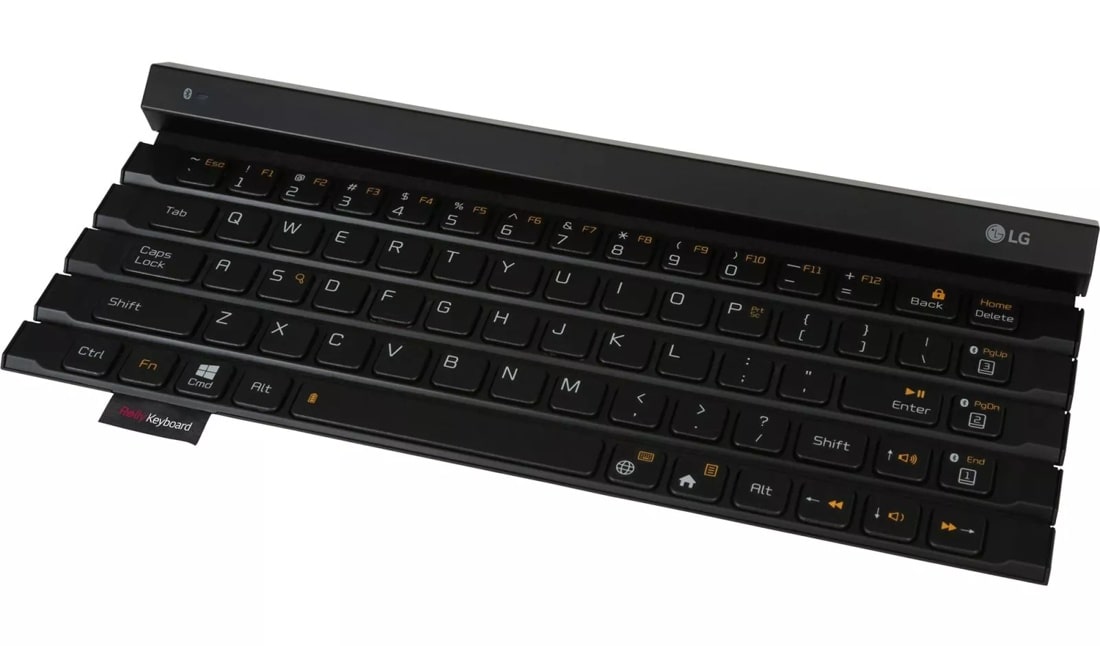 LG Portable & Bluetooth® Wireless Rolly Keyboard™ 2