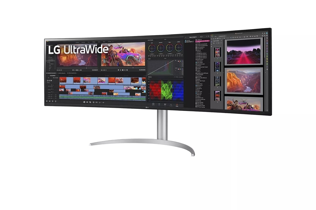 مانیتور 49 اینچی منحنی UltraWide™ DQHD Nano IPS 144Hz HDR 400 با G-SYNC® سازگار