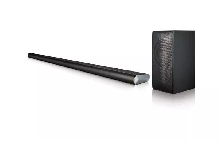 Lg curved hot sale soundbar