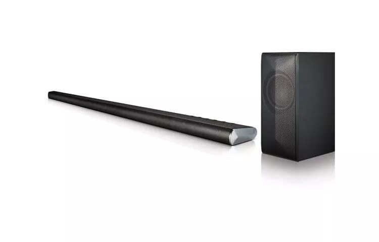 4.1ch 360W Music Flow Wi-Fi Streaming Sound Bar with Wireless Subwoofer
