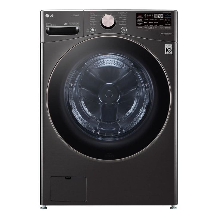 LG WM4000HBA Front Load Washer with TurboWash and control panel - Front View