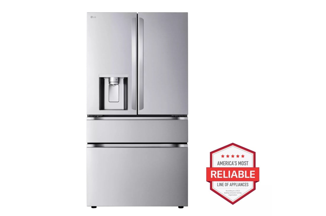 25 cu. ft. Smart Counter-Depth MAX™ 4-Door French Door Refrigerator with Full-Convert Drawer™