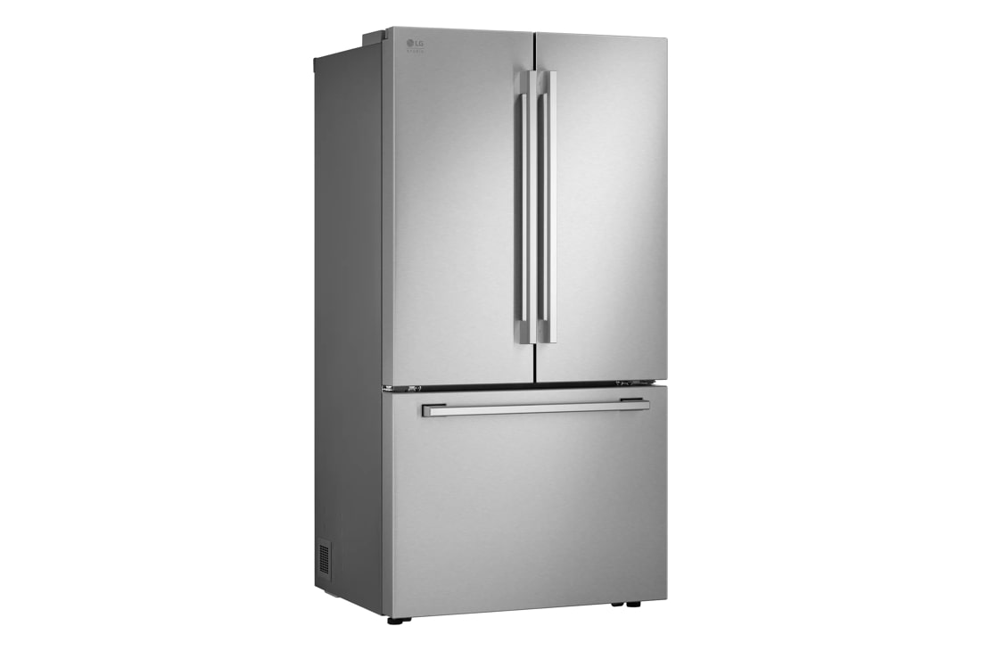LG SRFB27S3 36 Inch Counter-Depth Freestanding French Door Smart  Refrigerator with 26.5 Cu. Ft. Capacity, Door Cooling+, CoolGuard™, Glide  N' Serve™, PrintProof™, LED Lighting, ThinQ® Technology, Smart Diagnosis,  Internal Water Dispenser, and