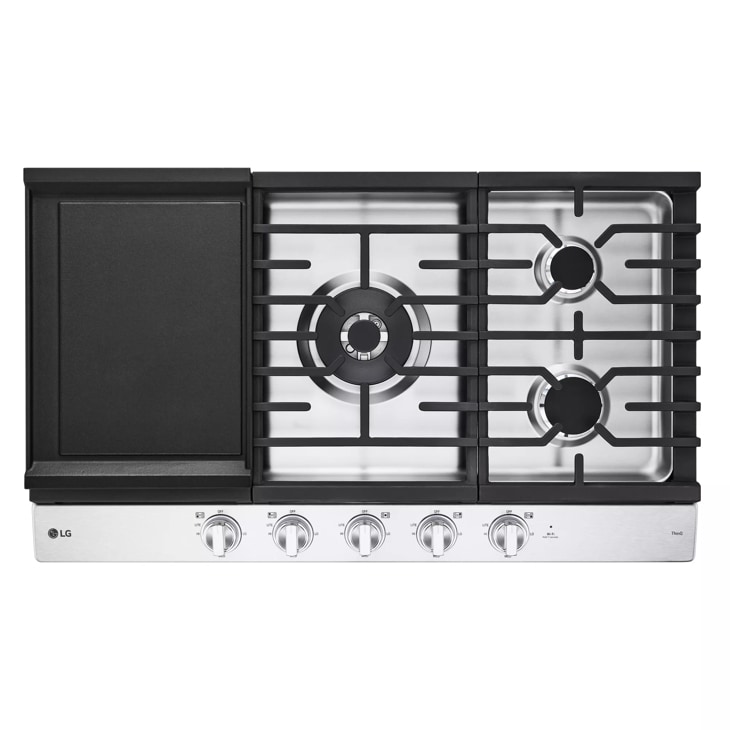 LG LG 36 inch GAS Cooktop with SuperBoil - Silver