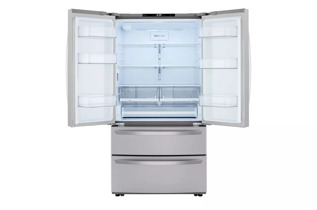 Double Door LG French Door Fridge Range