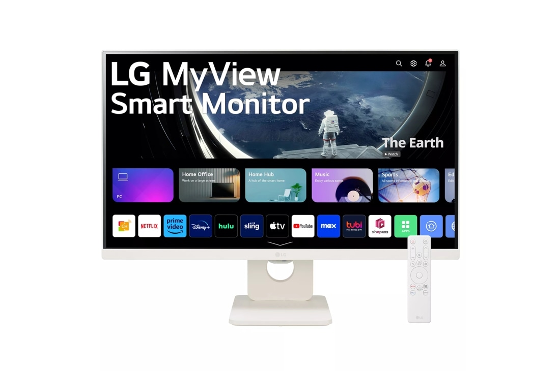 25" Full HD IPS MyView Smart Monitor with webOS and Built-in Speakers