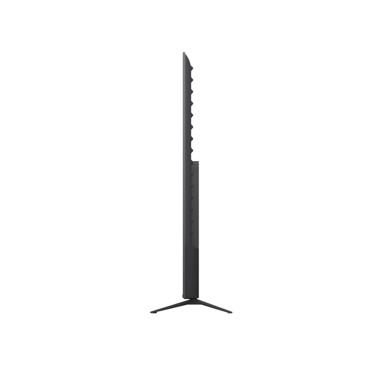 85-Inch LG QNED TV 85QNED75BAA - Side Profile showing ultra-slim design with sturdy stand base