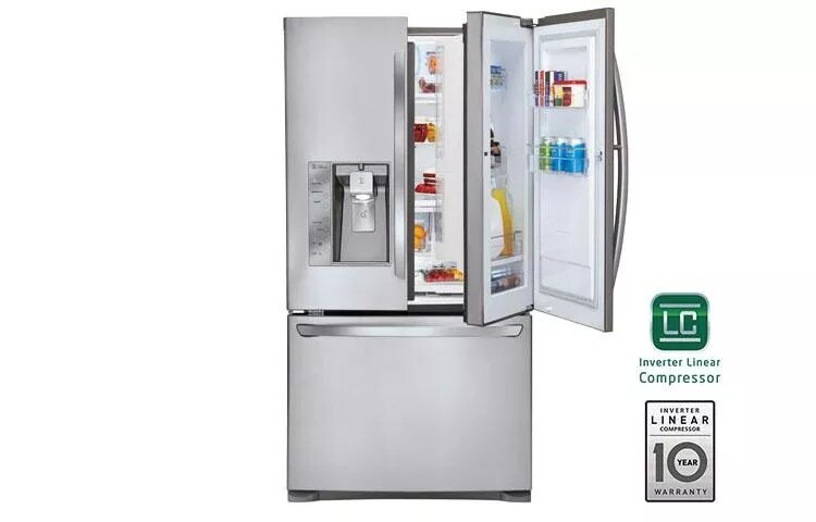 29 cu. ft. Ultra Capacity Door-in-Door® 3-Door French Door Refrigerator w/Dual Ice Makers