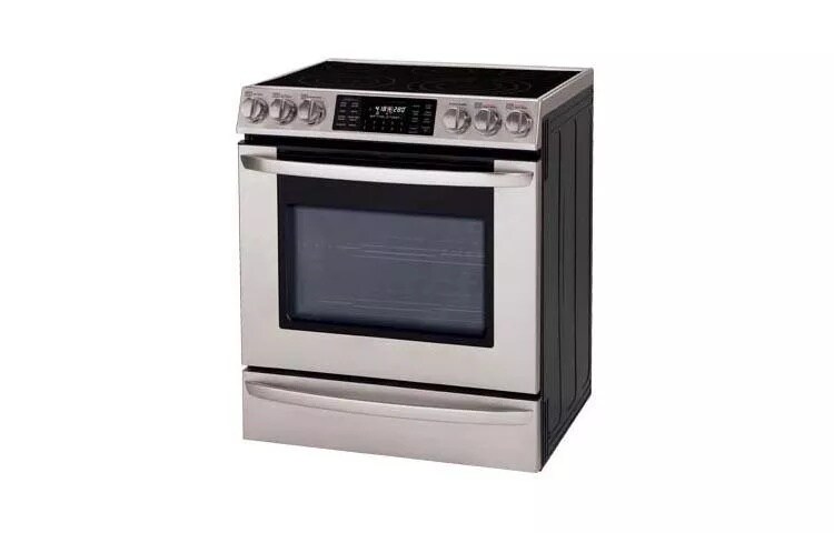 5.4 cu. ft. Capacity Electric Single Oven Slide-In Range with Dual Convection and Baking Drawer