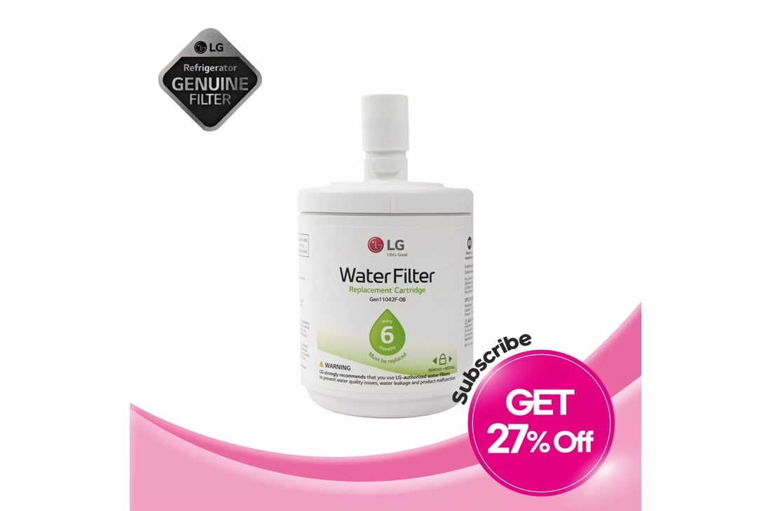 LG LT500P® - 6 Month / 500 Gallon Capacity Replacement Refrigerator Water Filter (NSF42*)