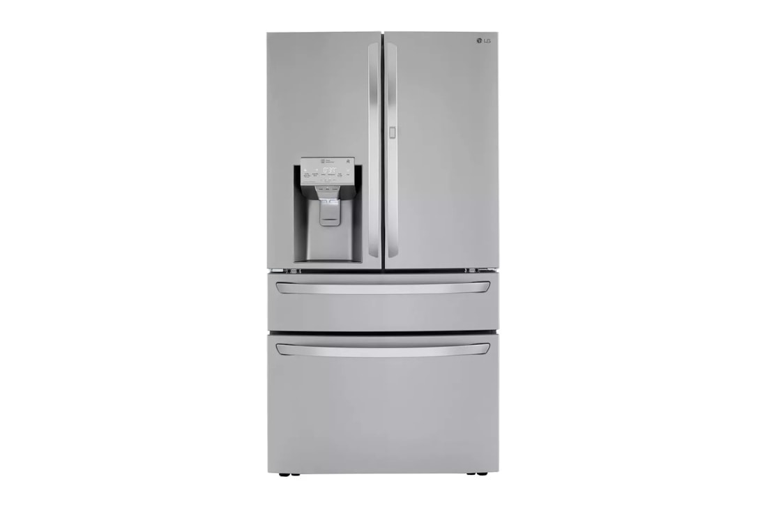 LG 22.5 Cu. Ft. 4-Door French Door-in-Door Counter-Depth Refrigerator with Craft  Ice Black Stainless Steel LRMVC2306D - Best Buy