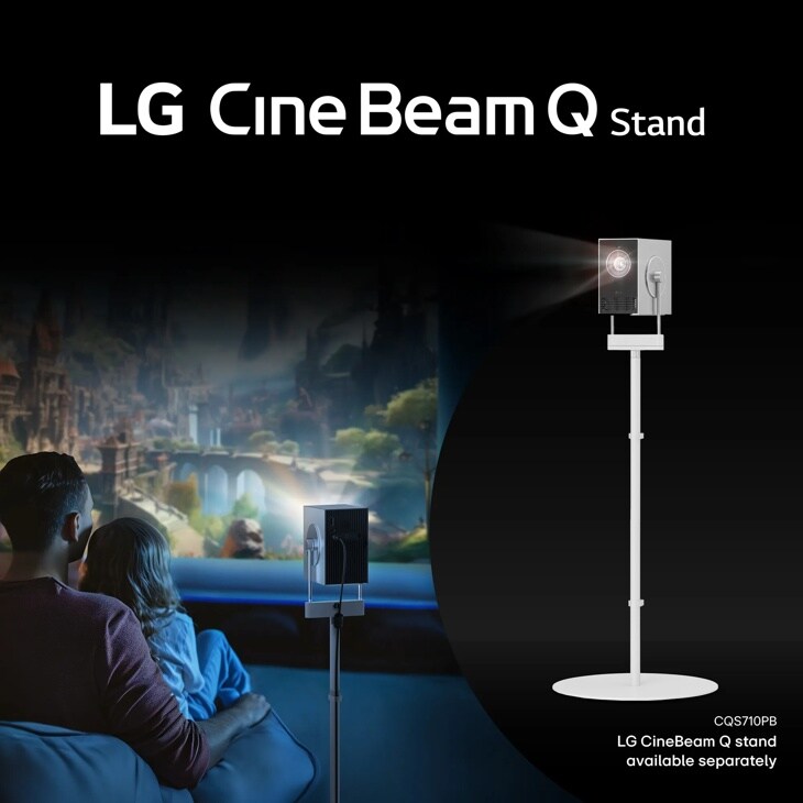 【5/20限定10%引き】LG CineBeam Q 4Kレーザープロジェクター LG、手のひらサイズの4Kレーザープロジェクター「LG CineBeam Q