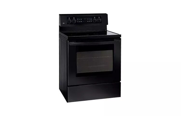 Extra-large Capacity Freestanding Electric Range with PreciseTemp&trade baking system.