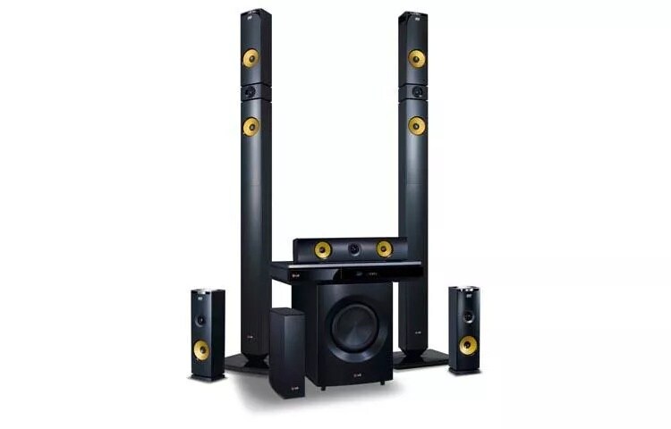 3D-Capable 9.1 Ch Aramid Fiber Blu-ray Disc™ Home Theater System with Smart TV