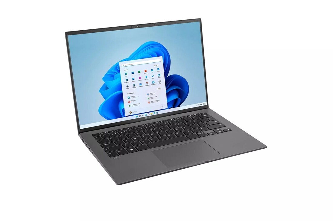 LG gram 14” Lightweight Laptop, Intel® 12th Gen Core® i7 Evo™ Platform, Windows 11 Home, 16GB RAM, 512GB SSD, Gray