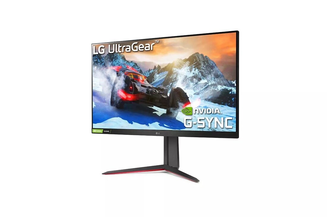 LG 32GN63T-B 32 inch UltraGear QHD 165hz Monitor right side angle view
