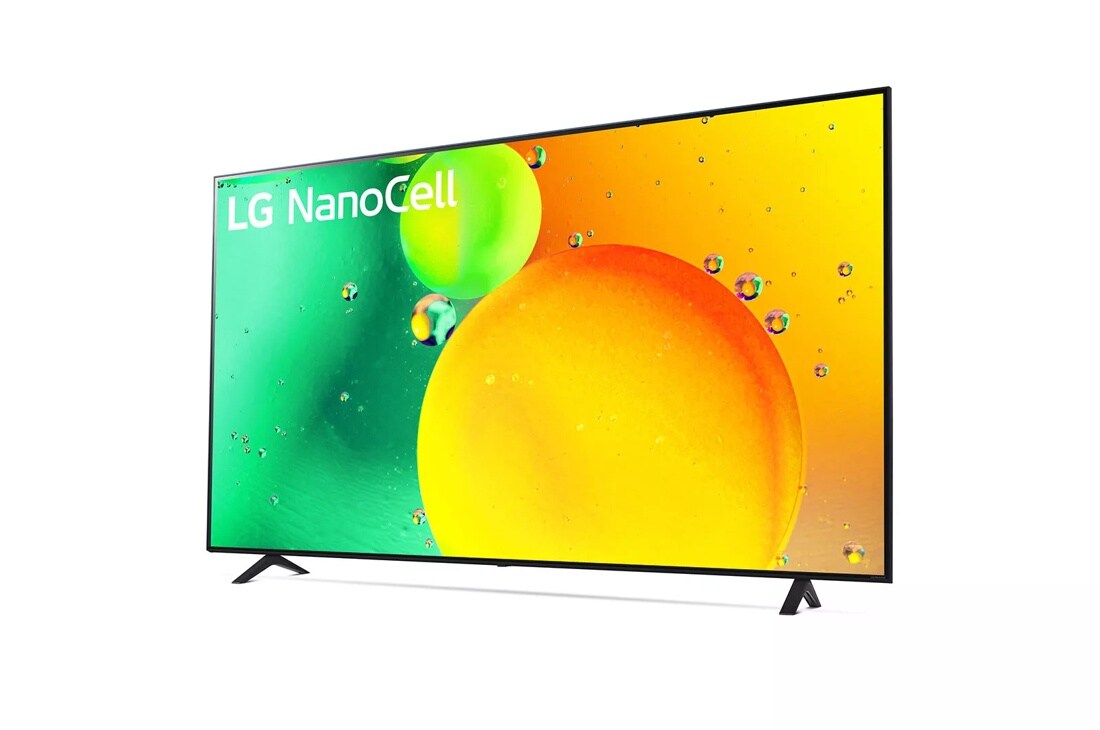 LG 86 Inch Class NANO75 UQA series LED 4K UHD Smart webOS 22 w/ ThinQ AI TV