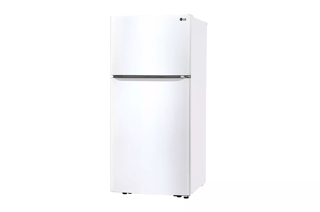 LG 20.2-cu ft Top-Freezer Refrigerator (White) ENERGY STAR in the