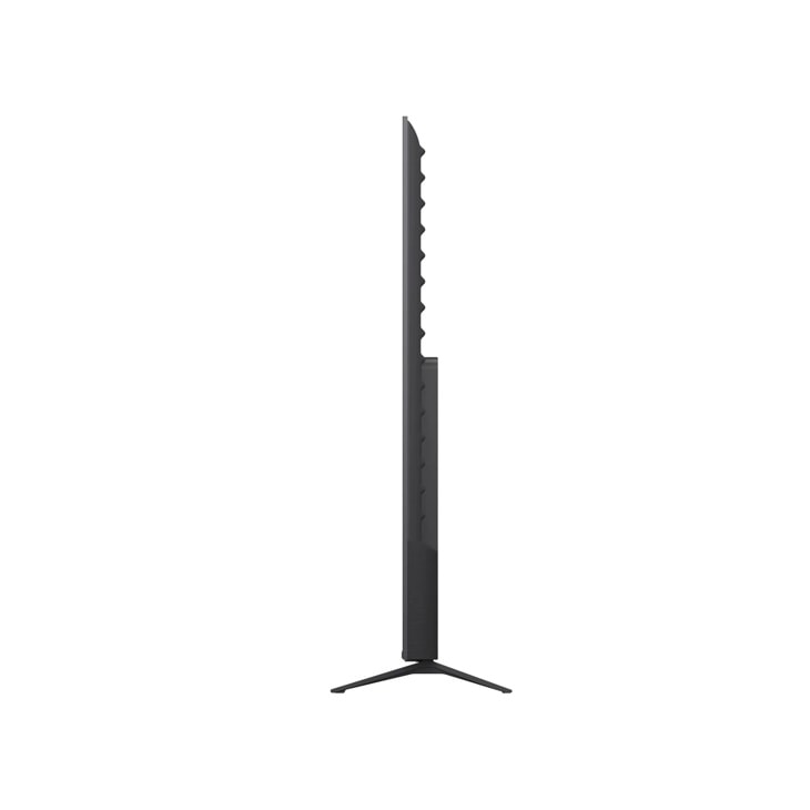 85-Inch LG 4K UHD TV 85NU850BPUA - Side Profile showing ultra-slim design with sturdy base stand