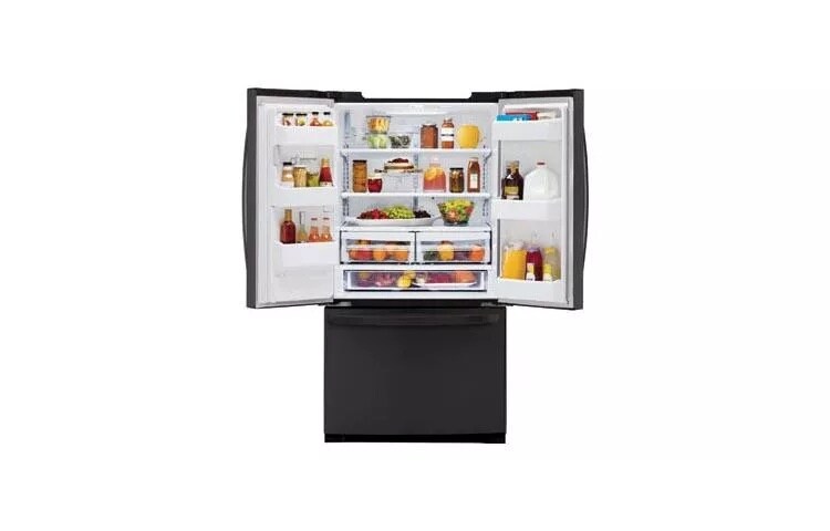 Ultra-Large Capacity 3 Door French Door Refrigerator with Smart Cooling