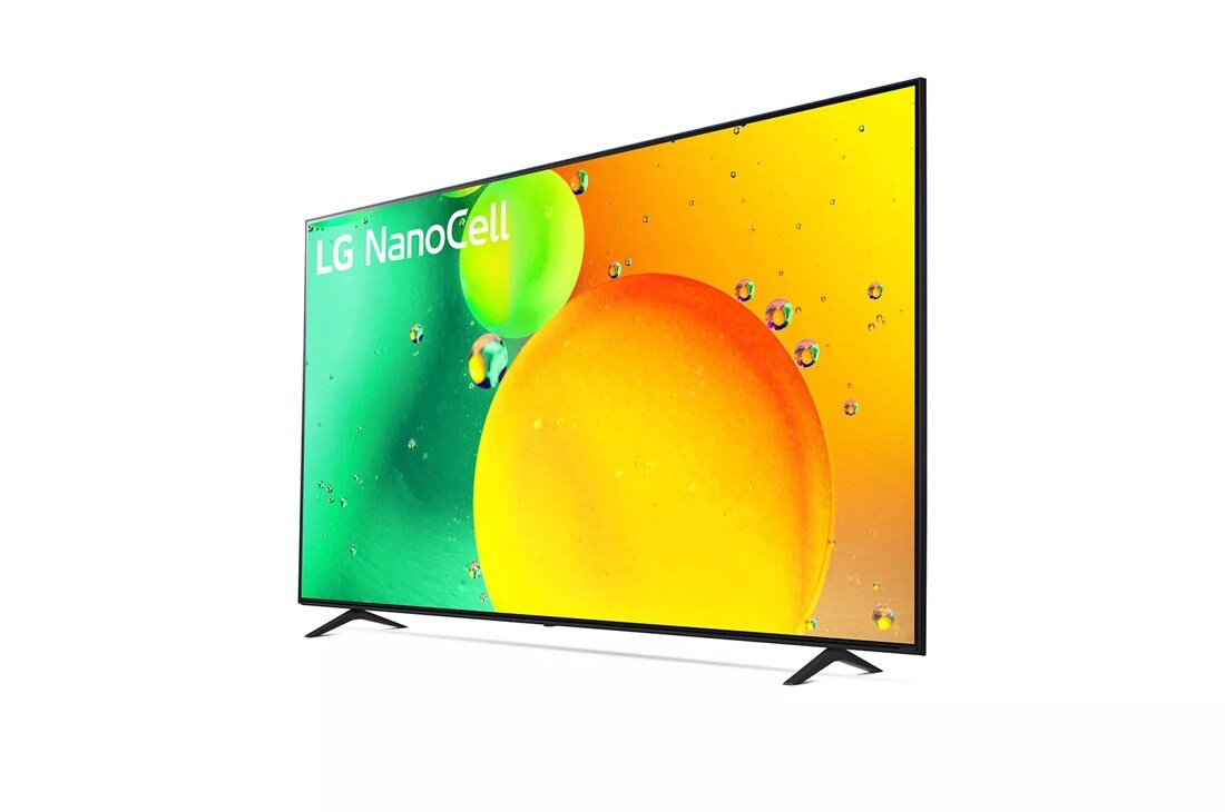LG 70 Inch Class NANO75 UQA series LED 4K UHD Smart webOS 22 w/ ThinQ AI TV
