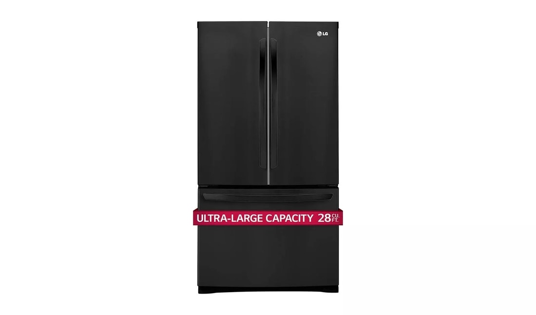 28 cu. ft. French Door Refrigerator with Essex cabinets in White