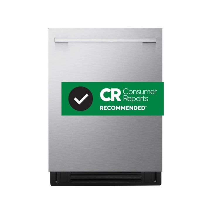 LG LDNTH753S Dishwasher Consumer Reports Recommended Badge - Door Closed Front View
