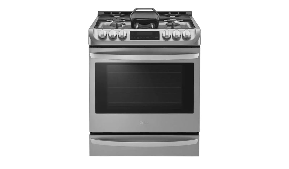 LG LSG4513ST 6.3 cu. ft. Gas Single Oven Slide-in Range with ProBake Convection® and EasyClean®