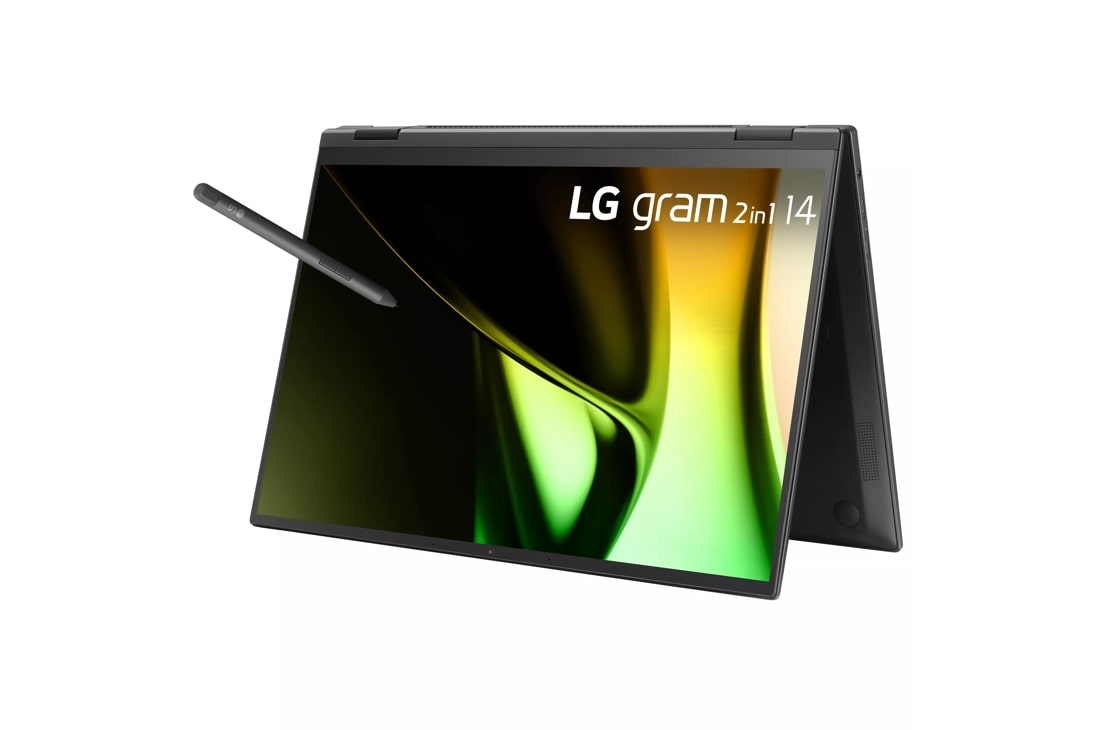 LG gram 14” 2in1 Lightweight Laptop, Intel® Evo™ Edition - Intel® Core™  Ultra 5 processor, Windows 11 Home, 16GB RAM, 512GB SSD, Black